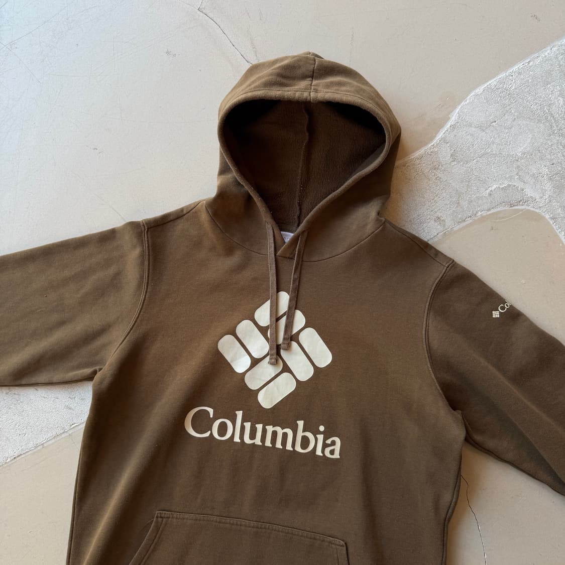 컬럼비아 브라운 후드 상품이미지1