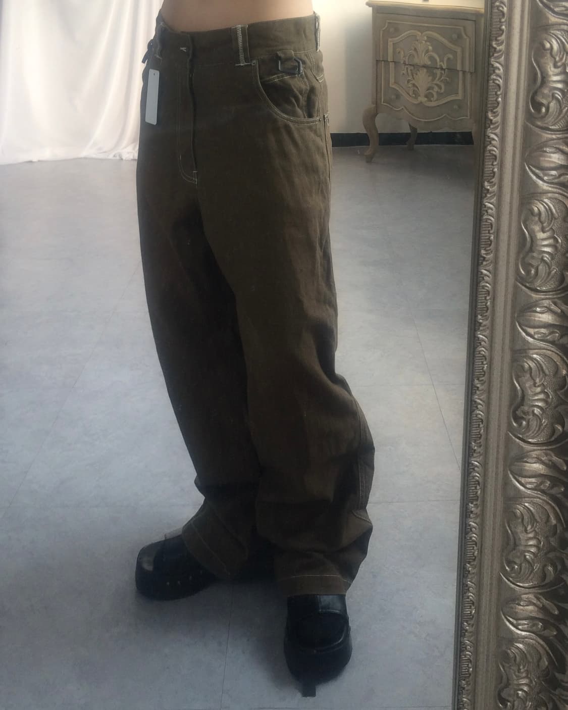 Stitch point cotton pants 상품이미지8
