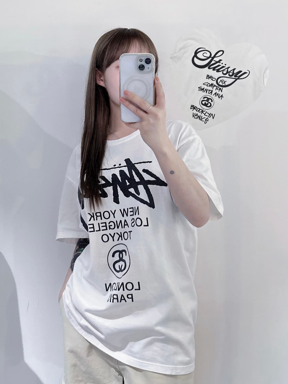 스투시 월드투어 반팔 상품이미지1