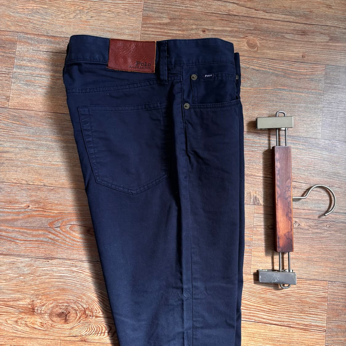 폴로 랄프로렌 슬림 28 29 캐주얼 팬츠 바지 스판 네이비 상품이미지8