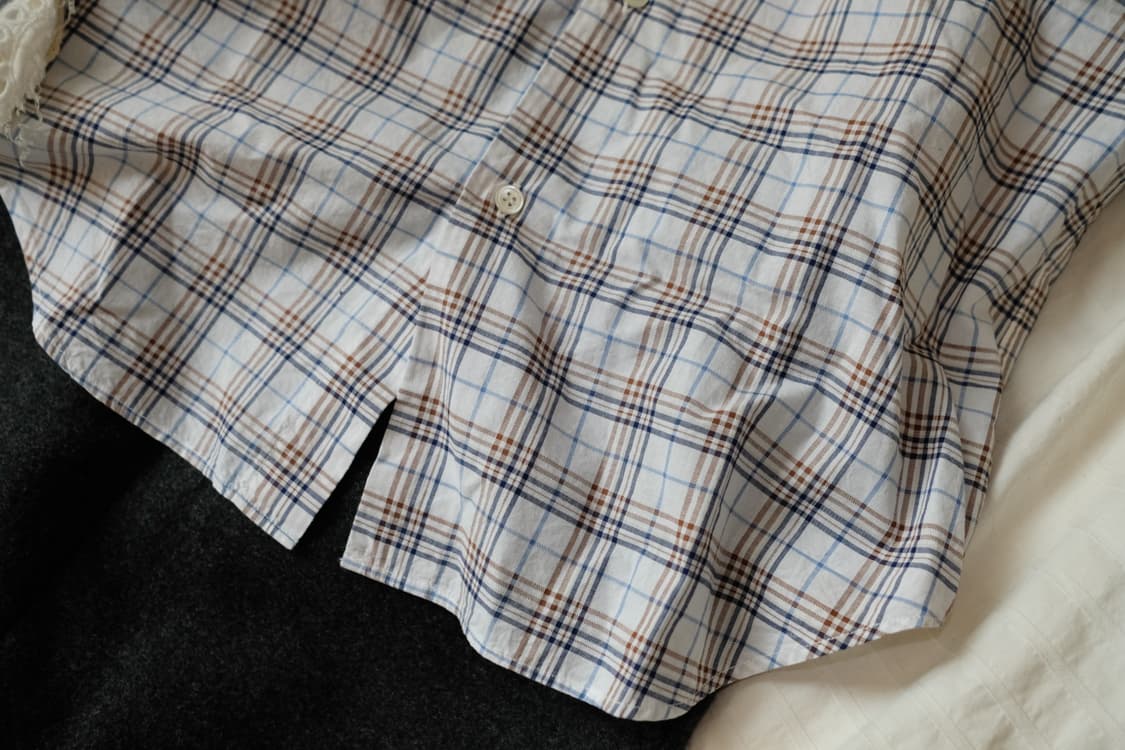 eYe 준야와타나베 꼼데가르송 반팔 셔츠 s 상품이미지8