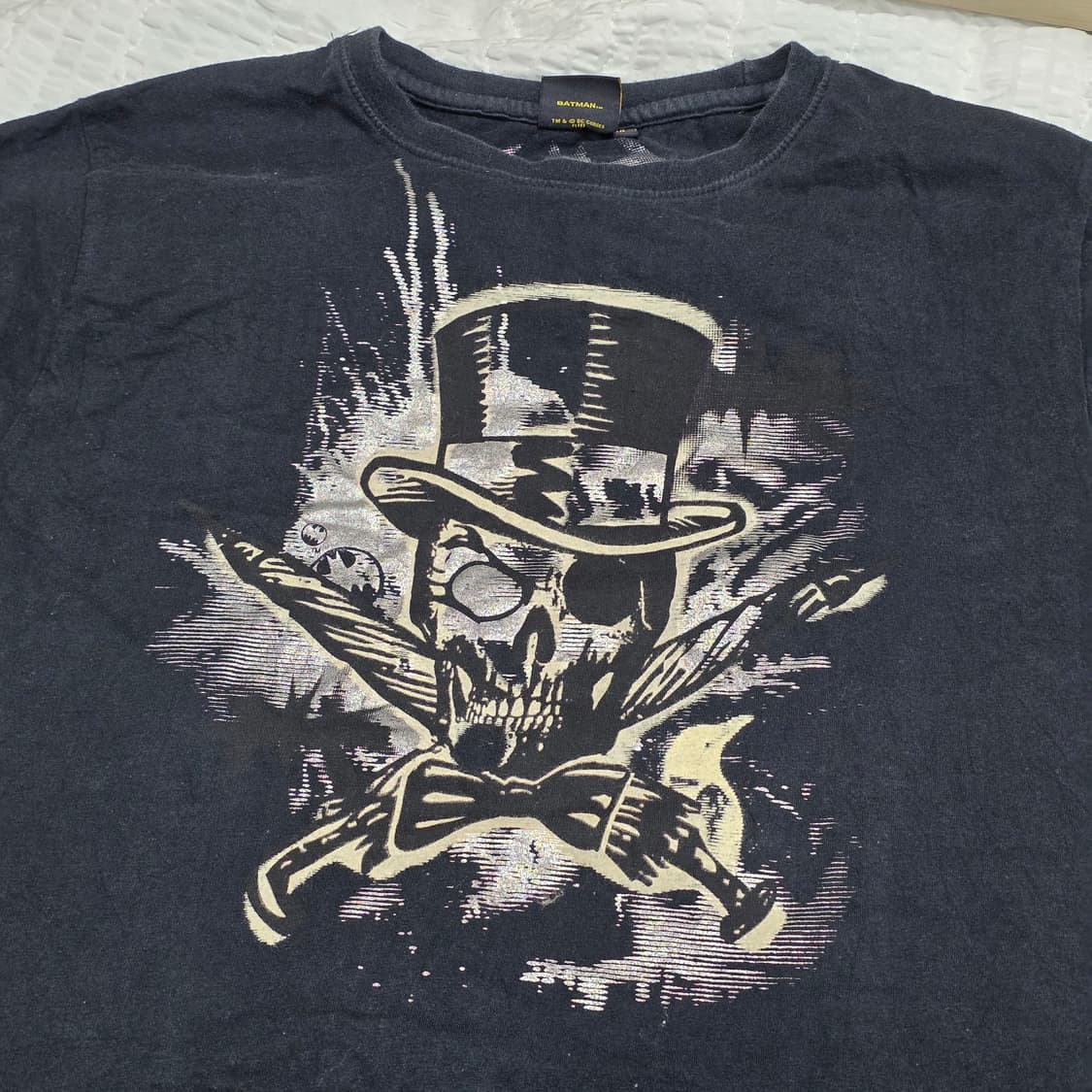 DC 90s빈티지) 정품 조커 프린팅 블랙 반팔 티셔츠 상품이미지1