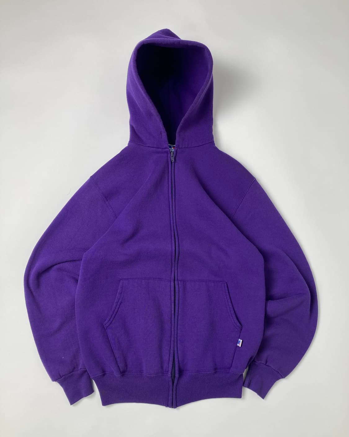 90s Russell Zip Up Hoodie (purple) 상품이미지1