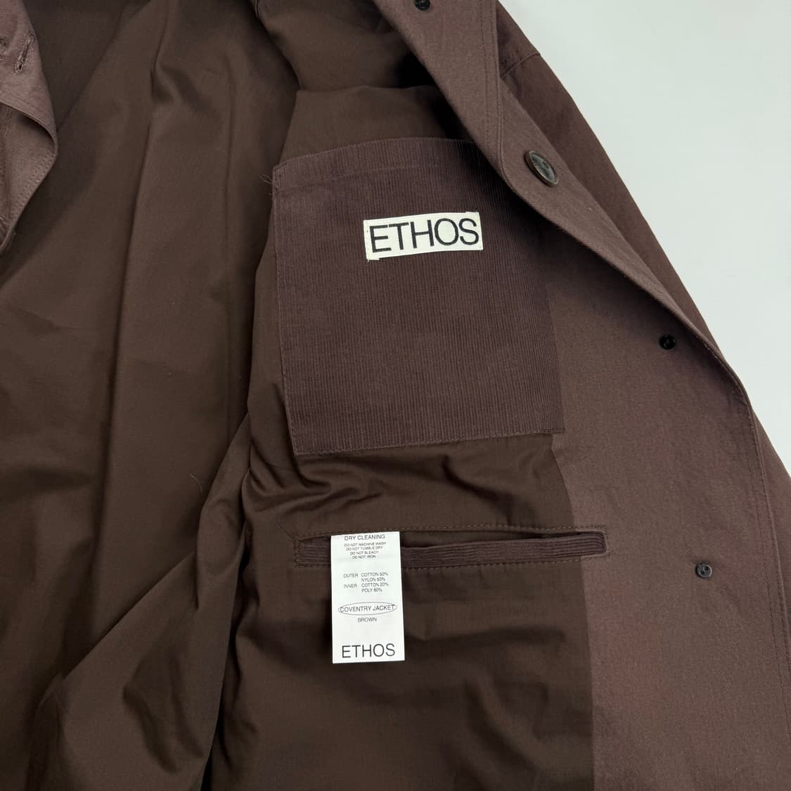 에토스 코벤트리자켓 브라운 상품이미지4