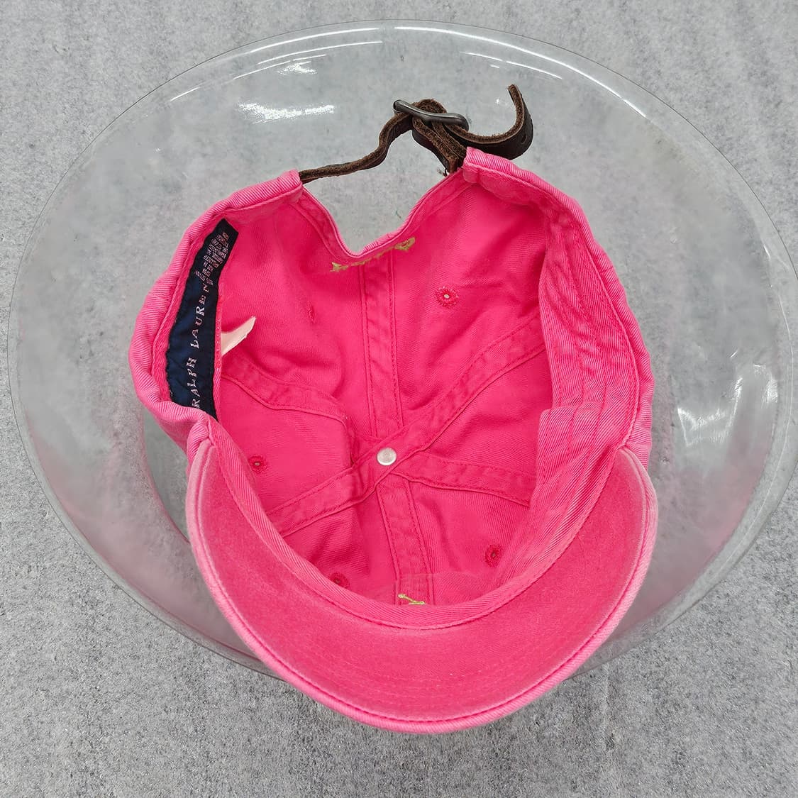 폴로 정품 코튼 볼캡 프리사이즈 가죽 장식 상품이미지6