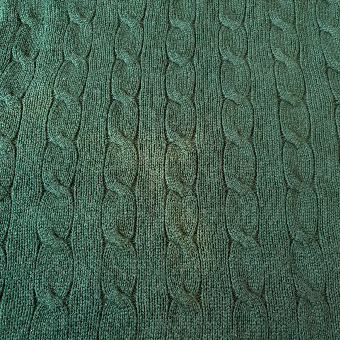 폴로 정품 그린 케이블 꽈배기 니트 상품이미지8