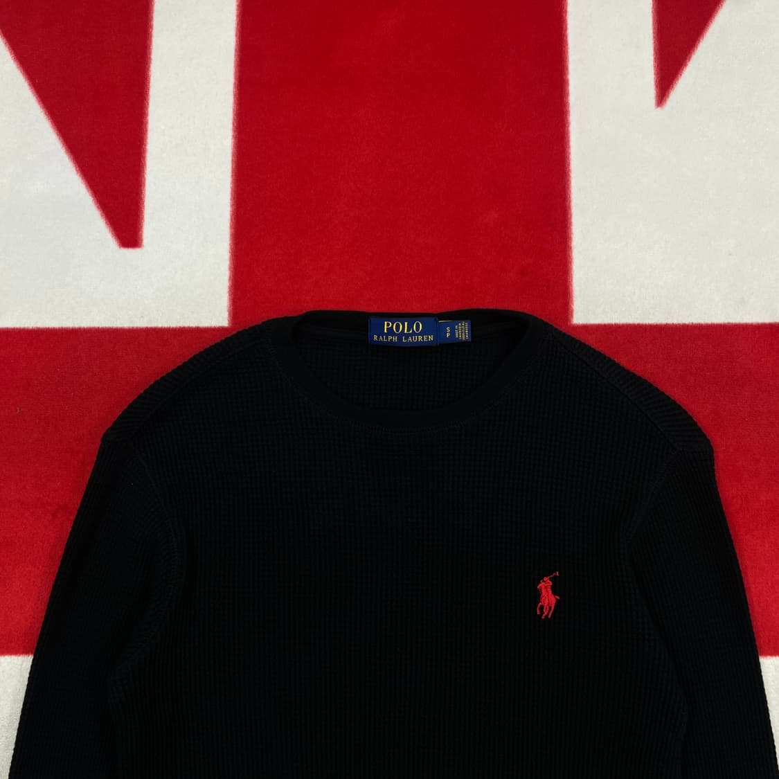 폴로 딱붙핏 와플 롱슬리브 여성S  상품이미지3