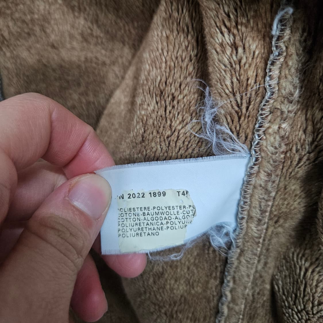 아르마니 주니어 쉐르파 후드 자켓 40 상품이미지8