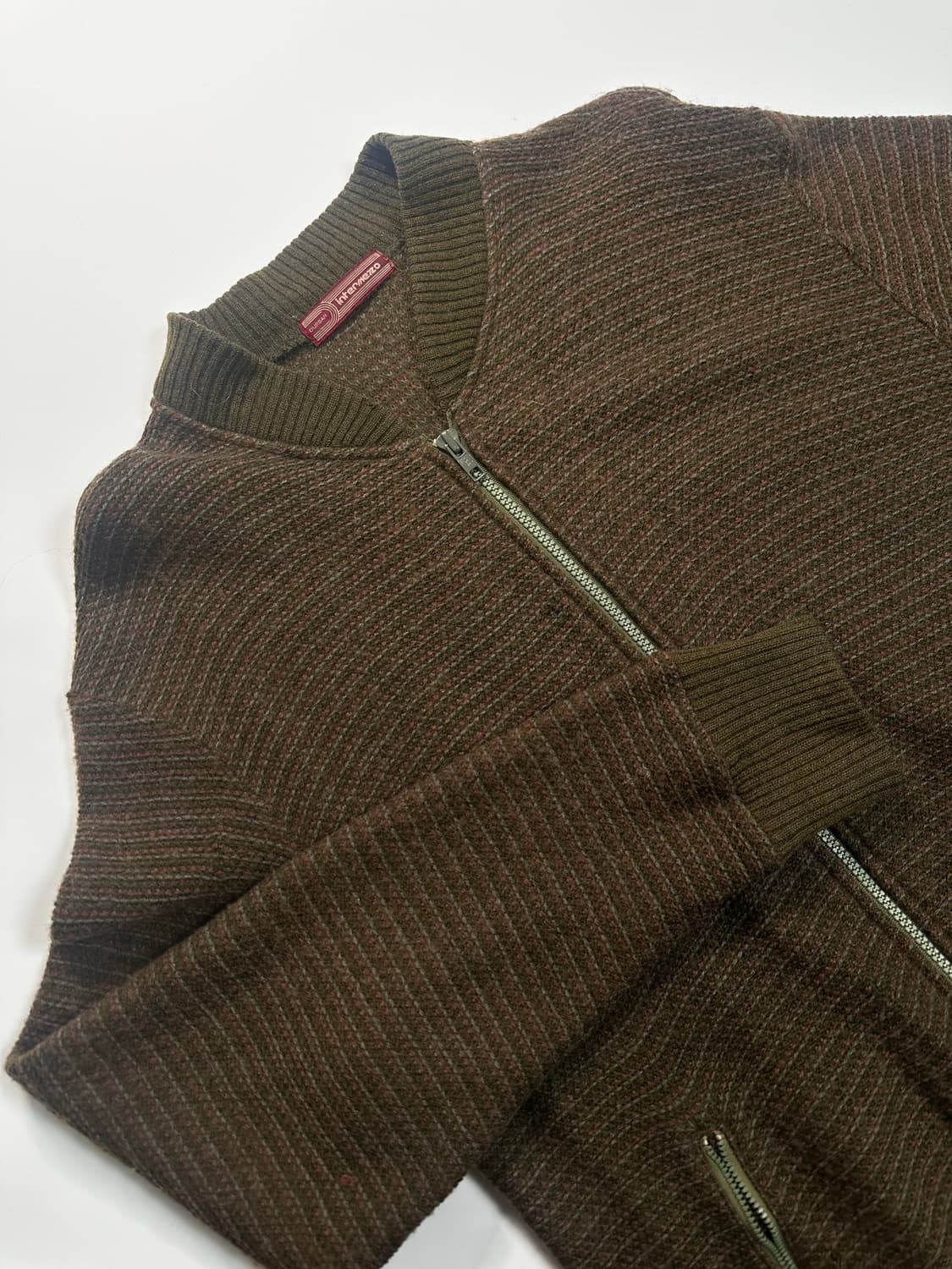 빈티지 브라운 니트 자켓 상품이미지1