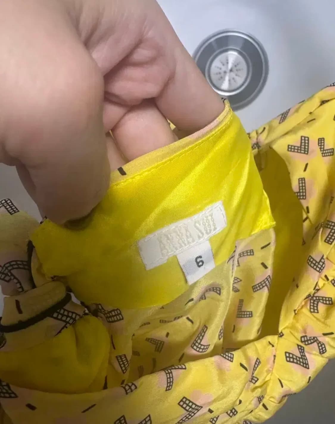안나 수이(Anna Sui) 빈티지, 스커트+ 블라우스 셋업  상품이미지6