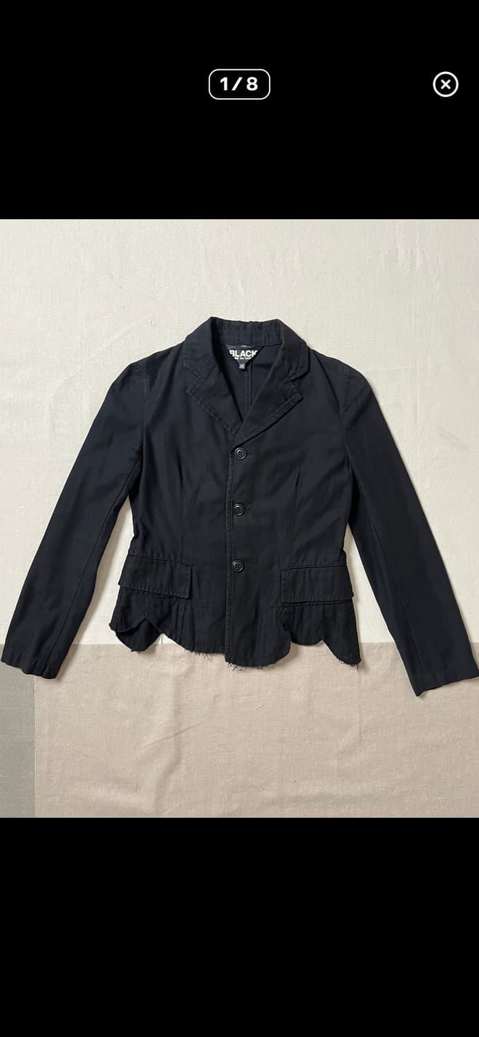 꼼데가르송블랙 컷 오브 자켓 상품이미지1