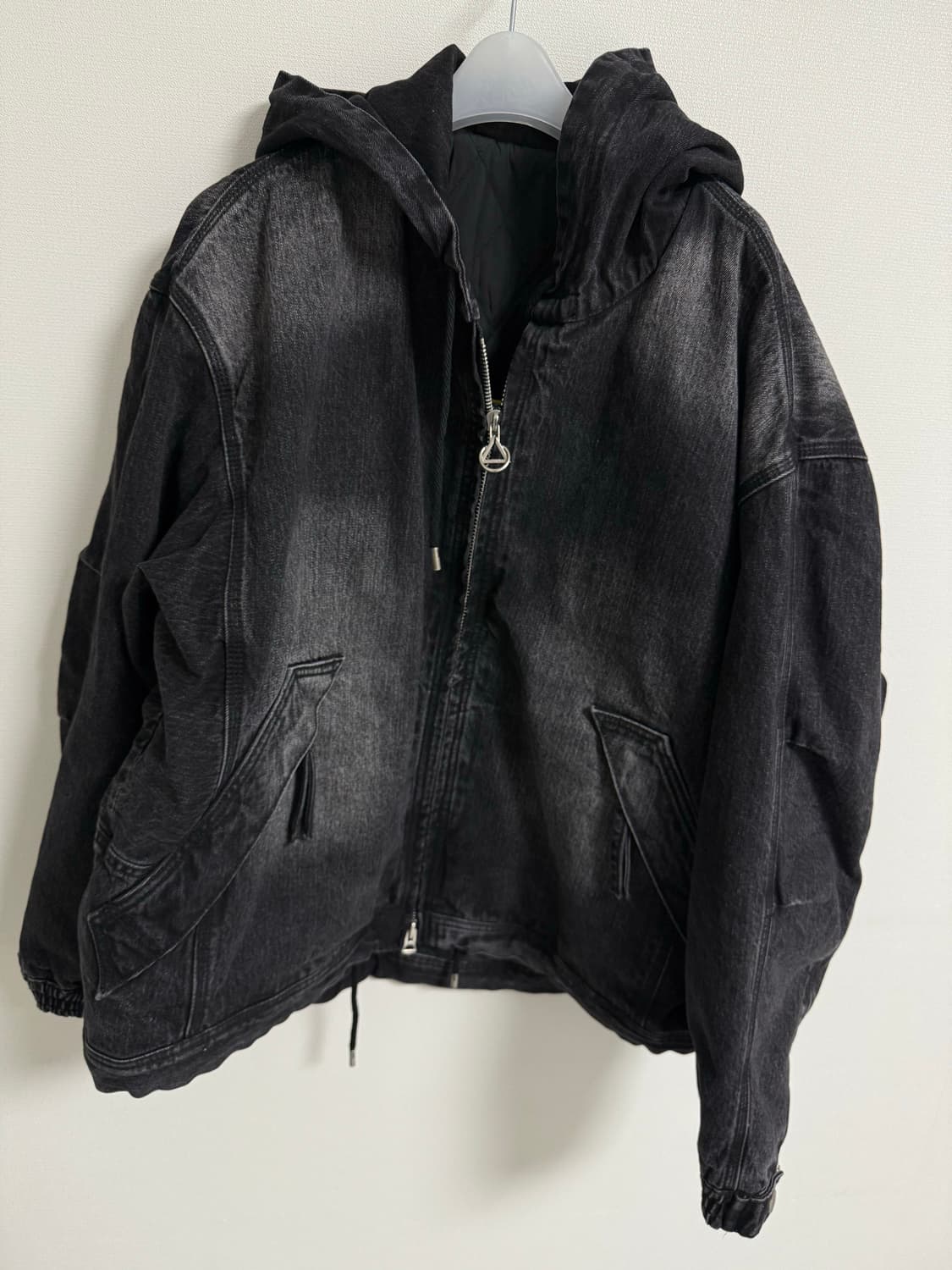 25FW 솔리드옴므 데님 후드 자켓 상품이미지1