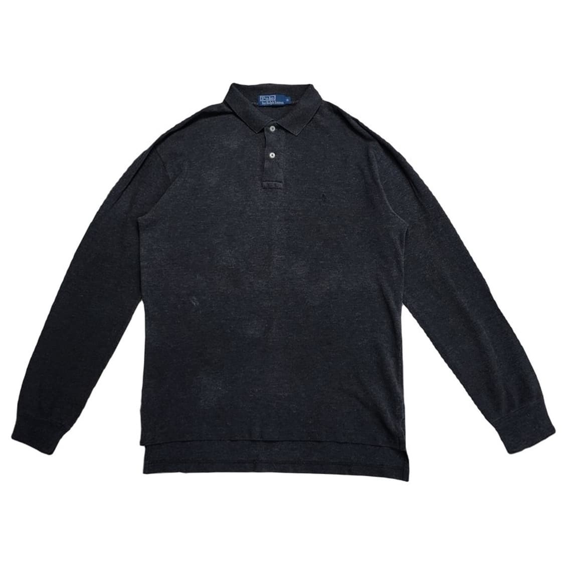 RALPH LAUREN 카라 긴팔티 그레이 M 상품이미지1