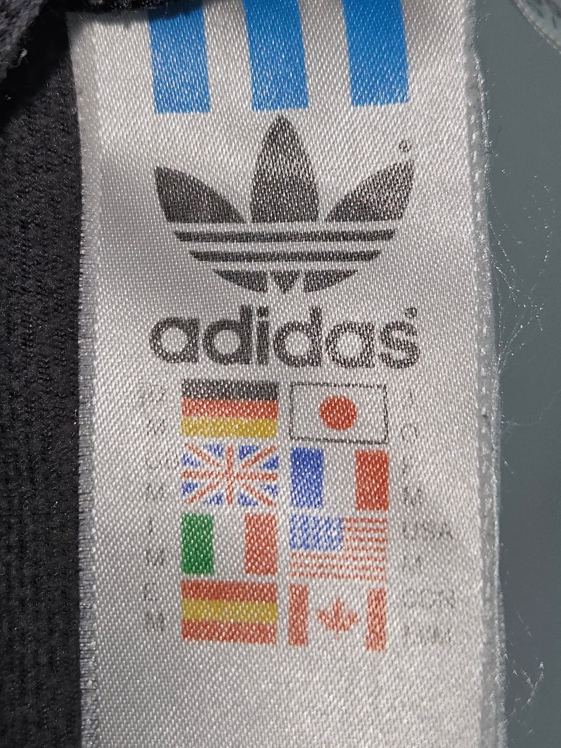 00s 아디다스 오리지널 져지 트랙탑 집업 자켓 블랙 오버핏 상품이미지4