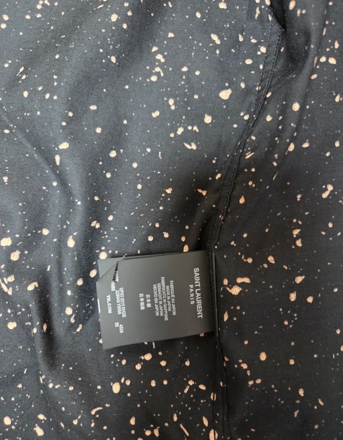 생로랑 스플레터 셔츠 36 상품이미지3