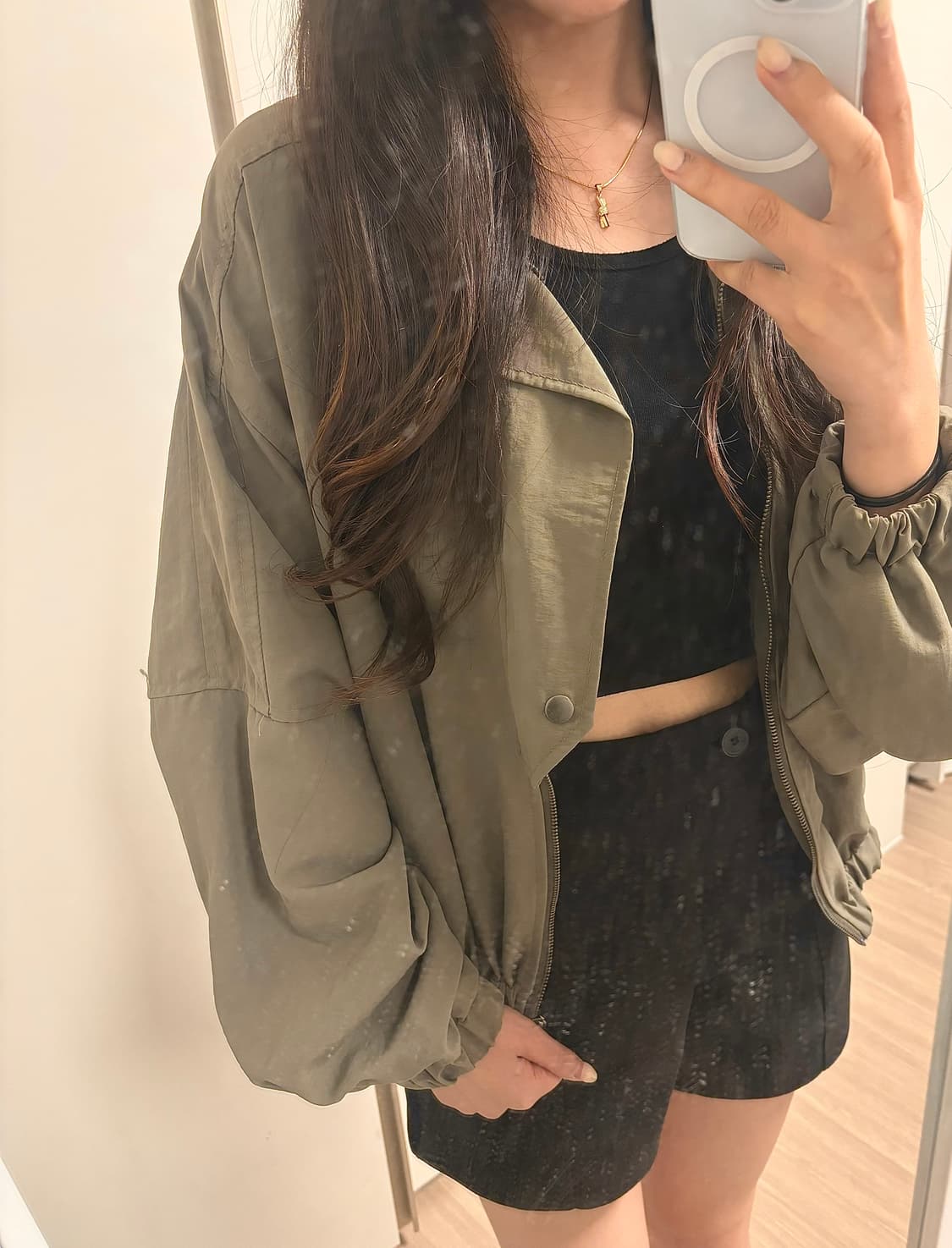 카키 자켓 상품이미지1