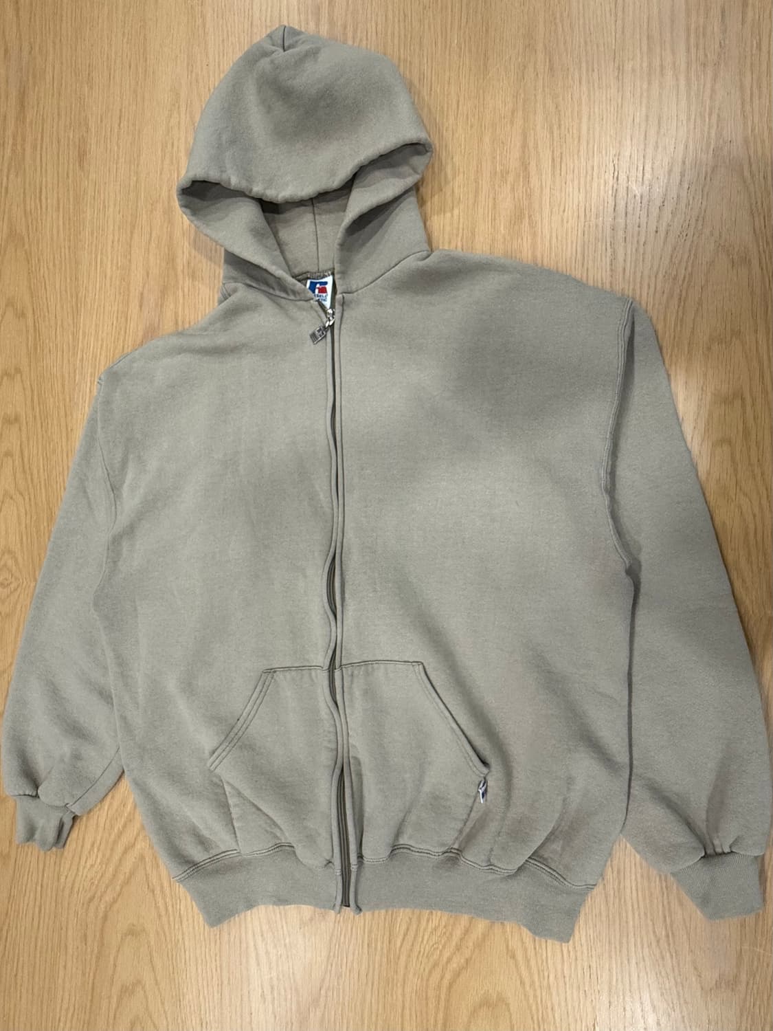 러셀 후드 집업 탄 상품이미지2