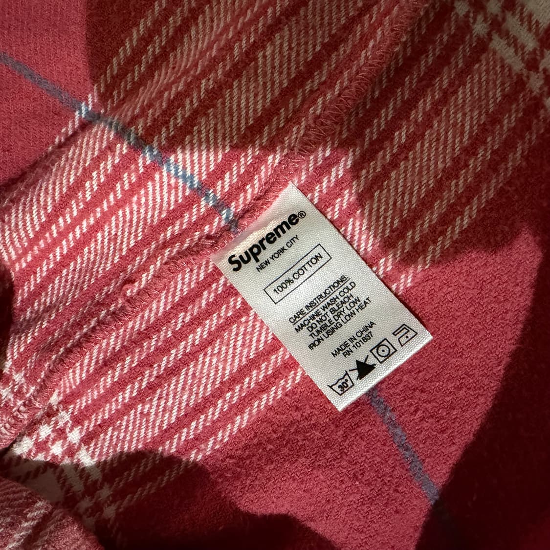 17ss Supreme Faded Plaid Flannel Zip up 상품이미지9