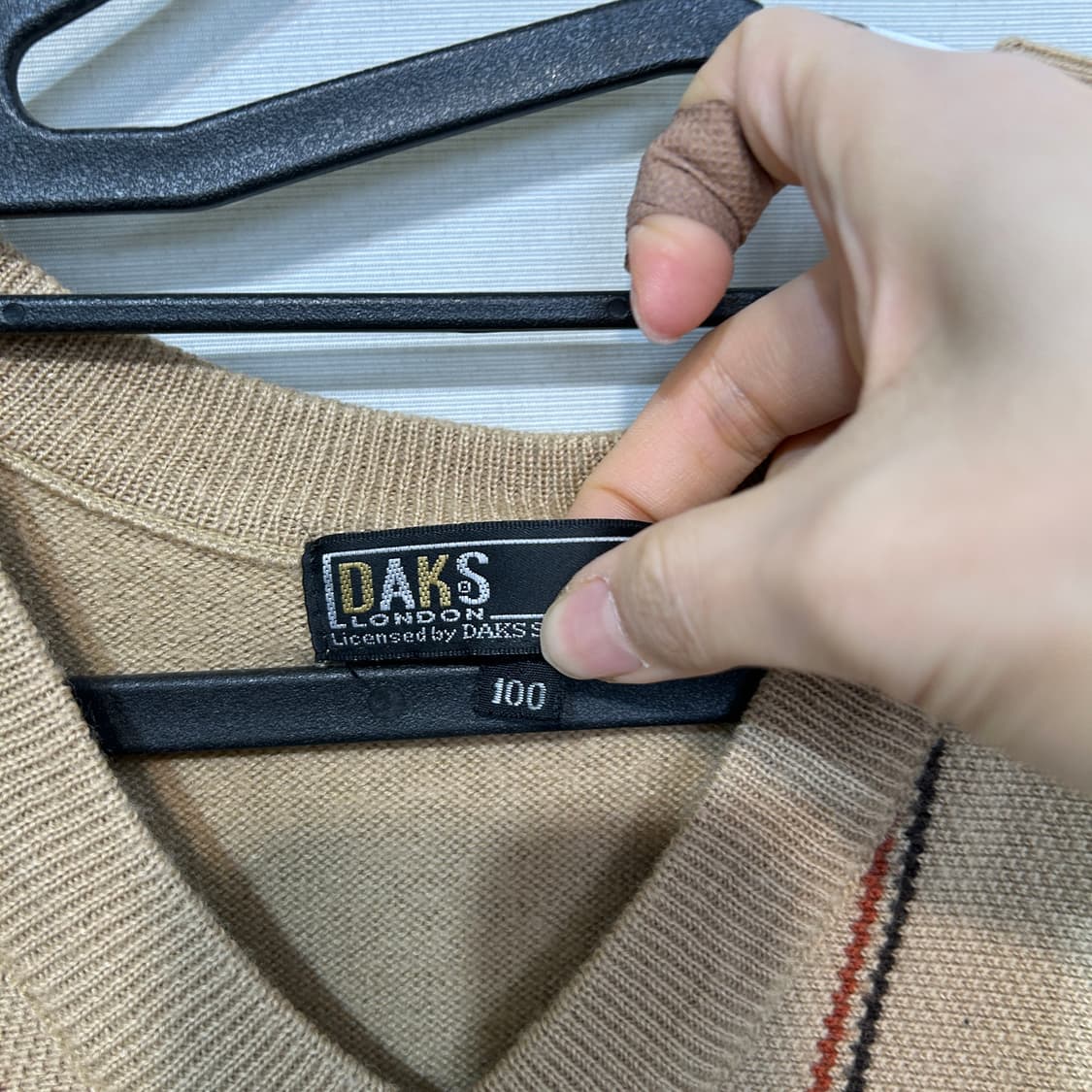 닥스 남성 조끼 니트베스트 100  상품이미지2