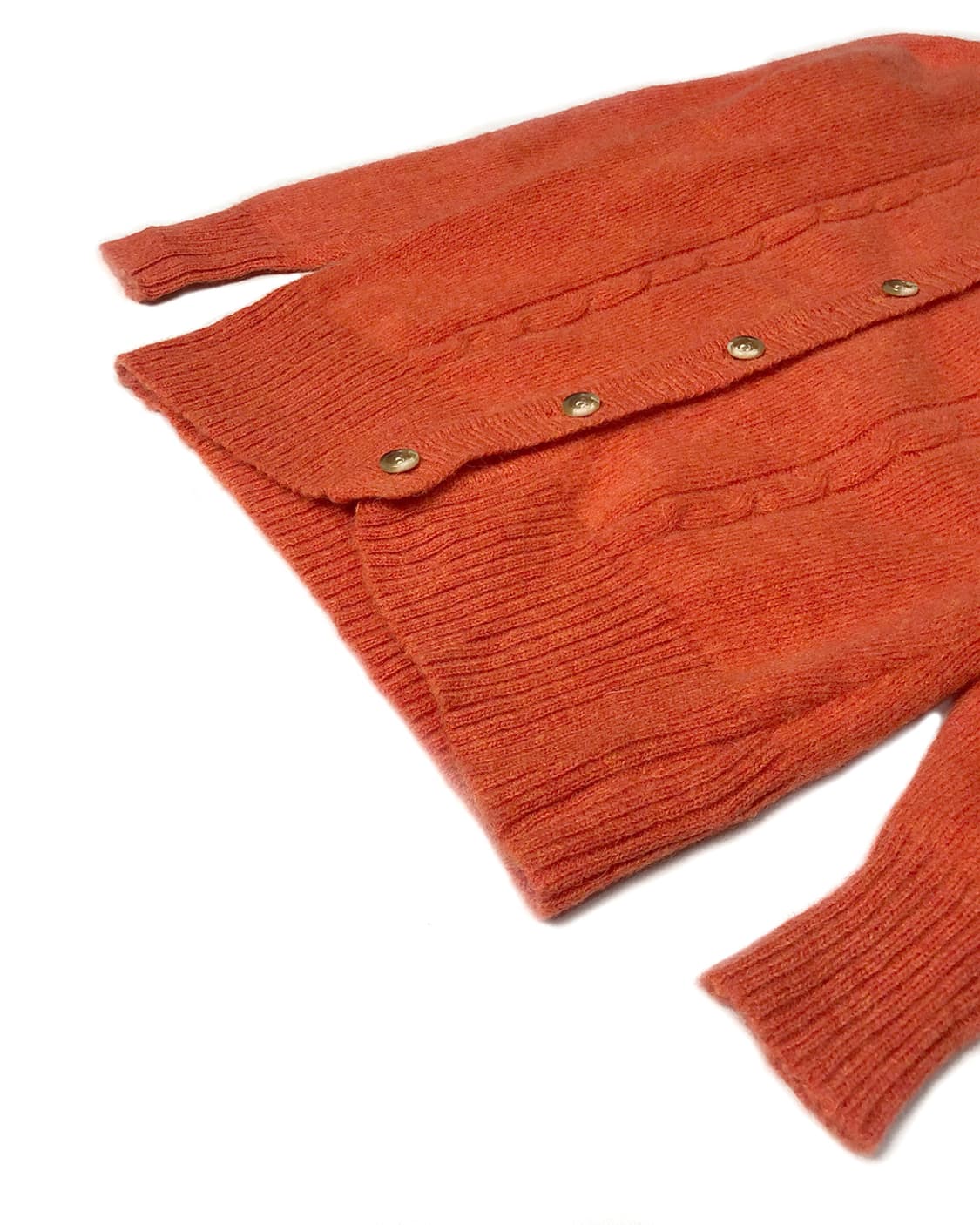 Vintage 오렌지 울 가디건 상품이미지4
