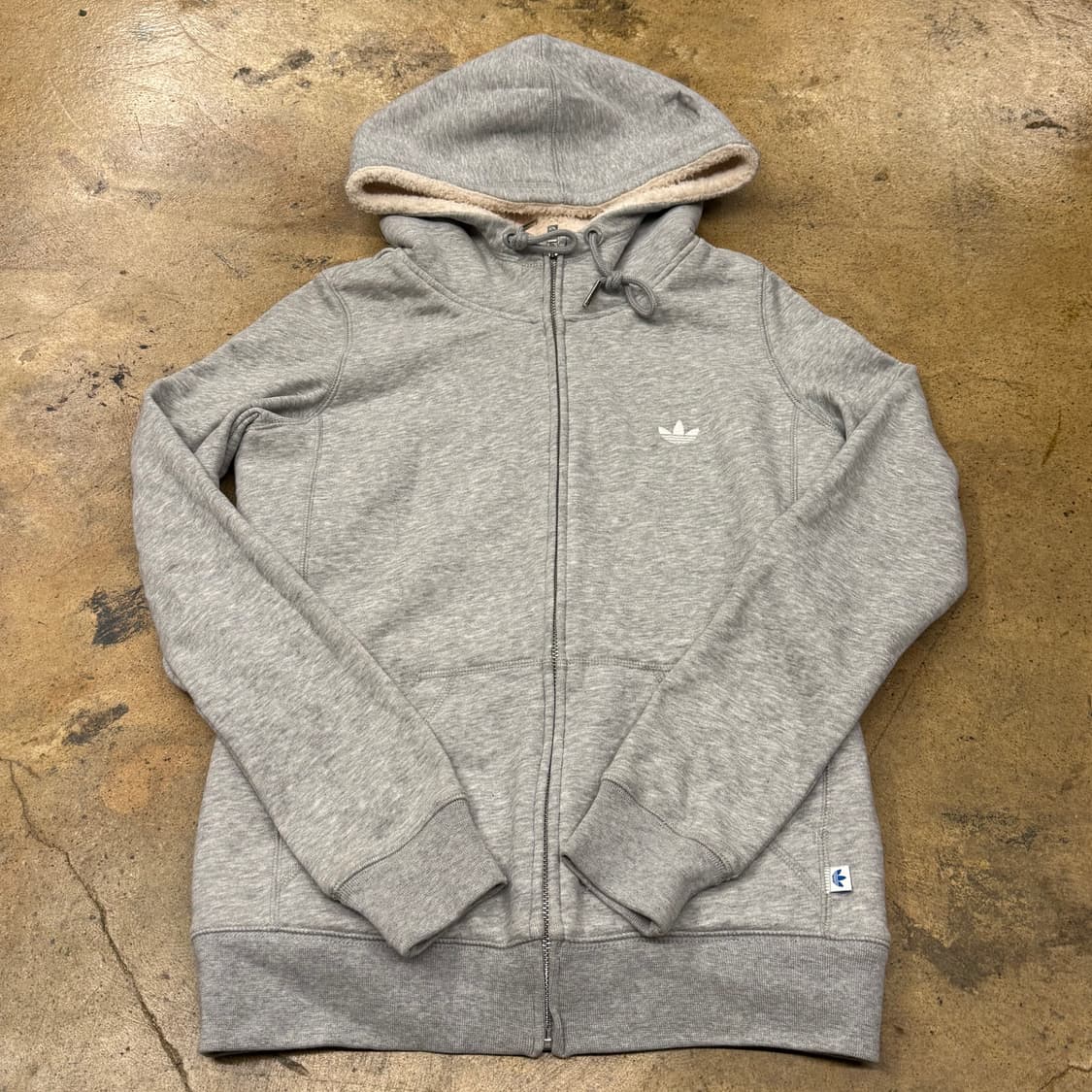 아디다스 그레이 양털 후드집업 90 상품이미지2