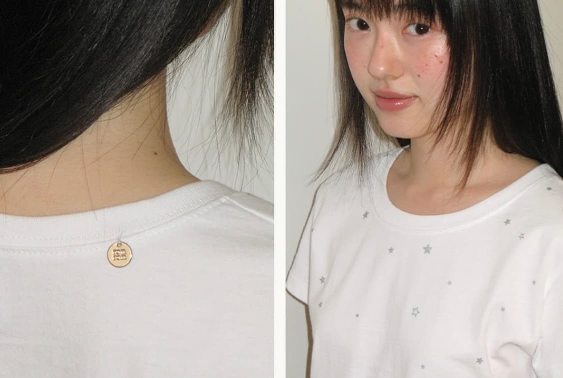 론론 TWINKLE STAR SHORT SLEEVE T SHIRT 상품이미지3