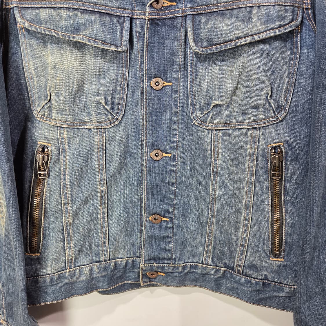 [Avirex] 아비렉스 데저트 백로고 데님자켓 상품이미지4