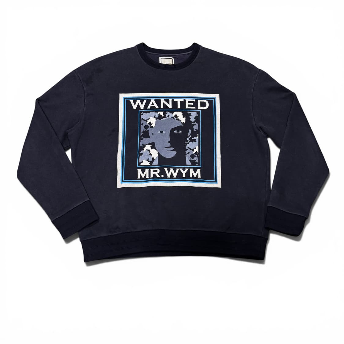 50 105 우영미 네이비 WANTED 맨투맨 상품이미지1