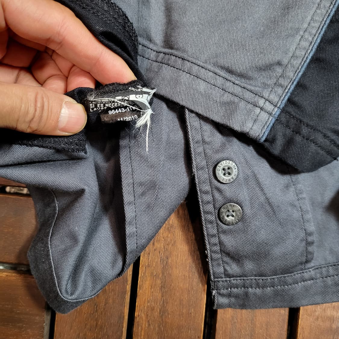 할리데이비슨(Harley-Davidson) 워크 셔츠 (S) 상품이미지7