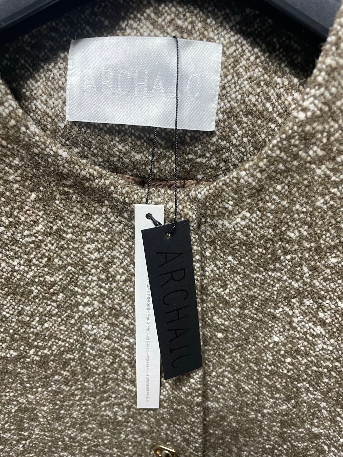 아르카익 home tweed jacket_brown M 상품이미지10