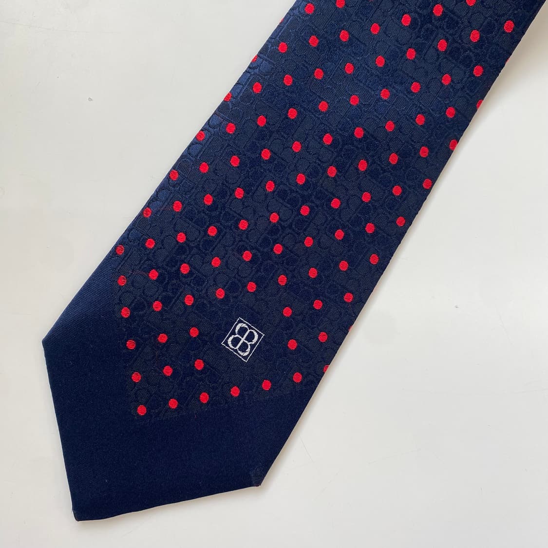 BALENCIAGA 발렌시아가 모노그램 정품 명품 넥타이 상품이미지6