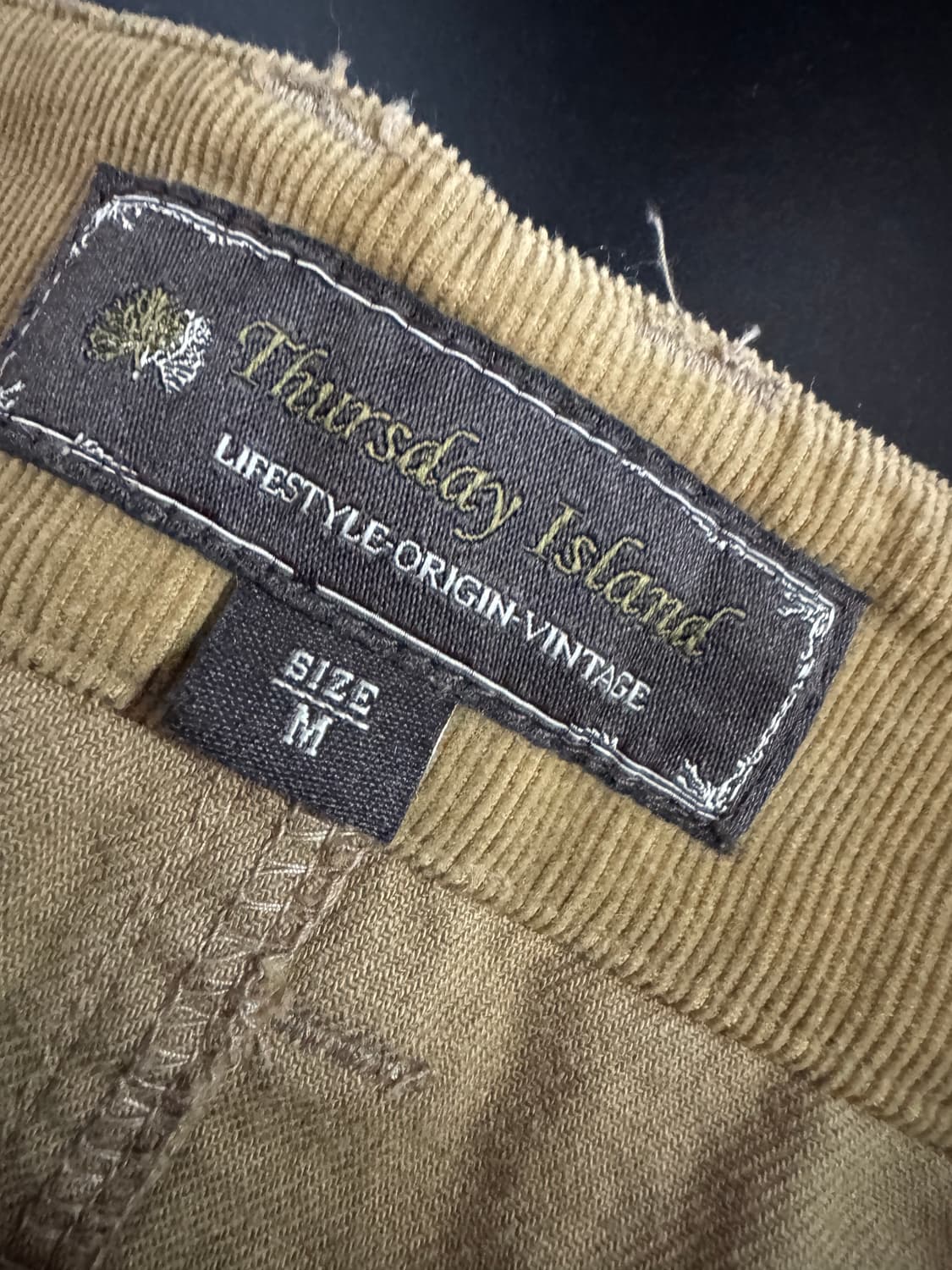 여성 써스데이아일랜드 빈티지 버튼 플리츠 치마 28.3인치 상품이미지3