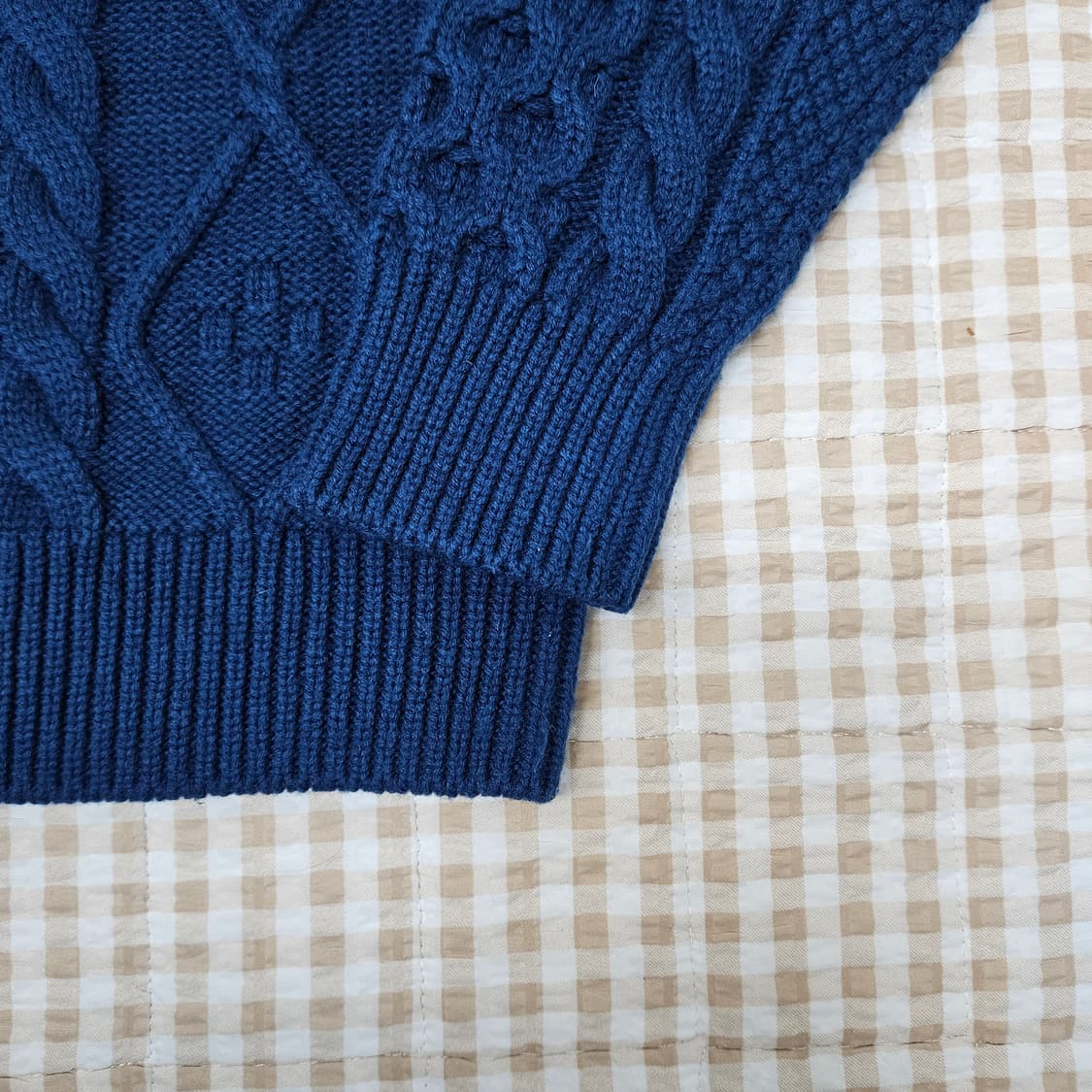 앤더슨벨 케이블 울 니트 남자100 상품이미지4