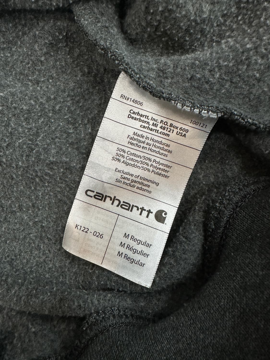 칼하트 기모 후드집업 상품이미지5