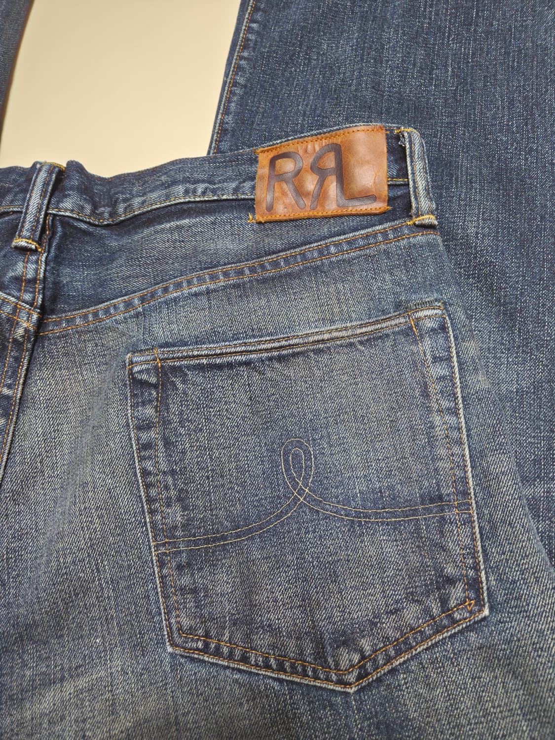 RRL(더블알엘) 빈티지 5포켓 기빈스진 34X32 팝니다 상품이미지5