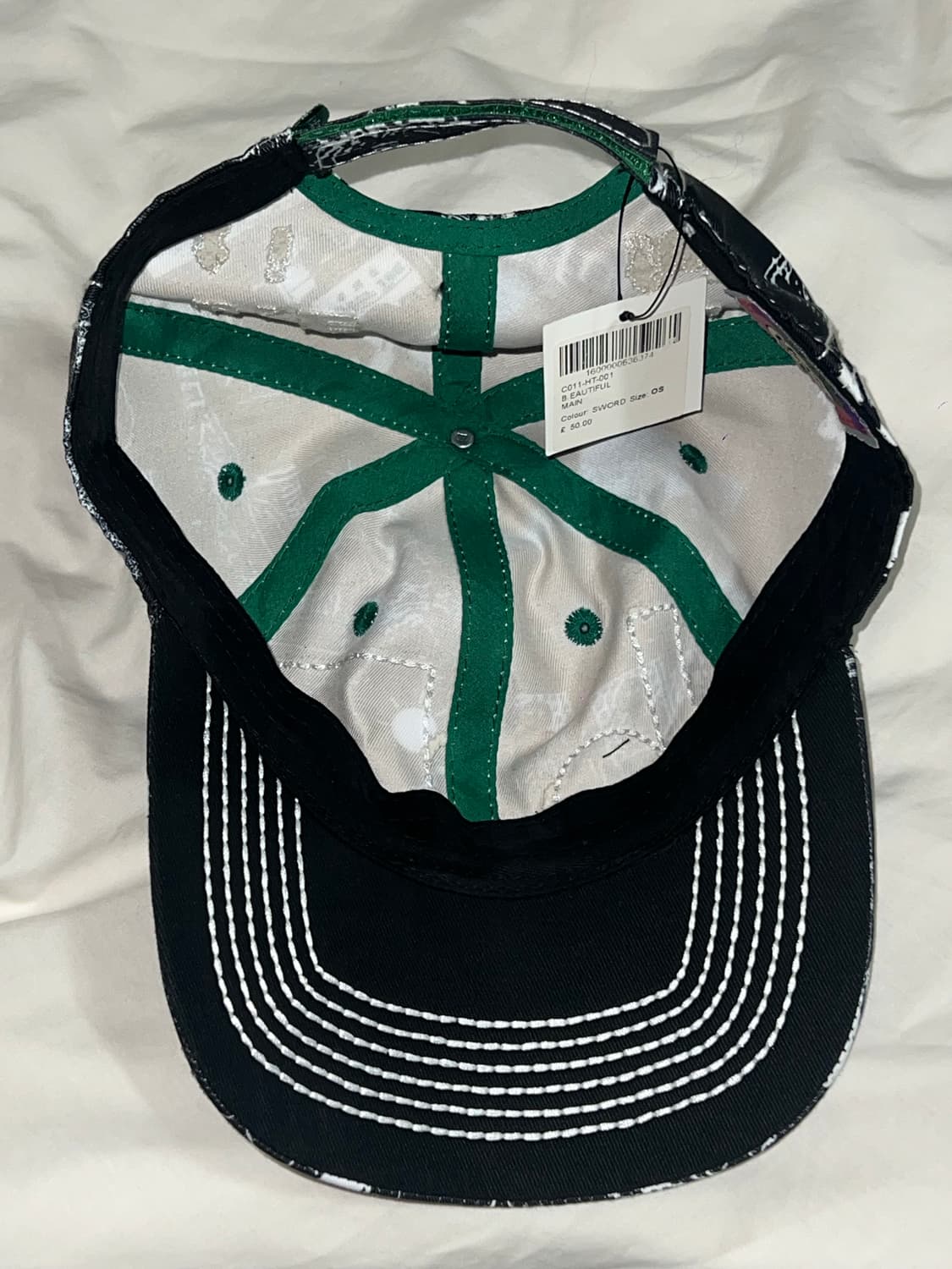 B.EAUTIFUL Kiiro Vapor 6 Panel Cap 새상품 상품이미지3