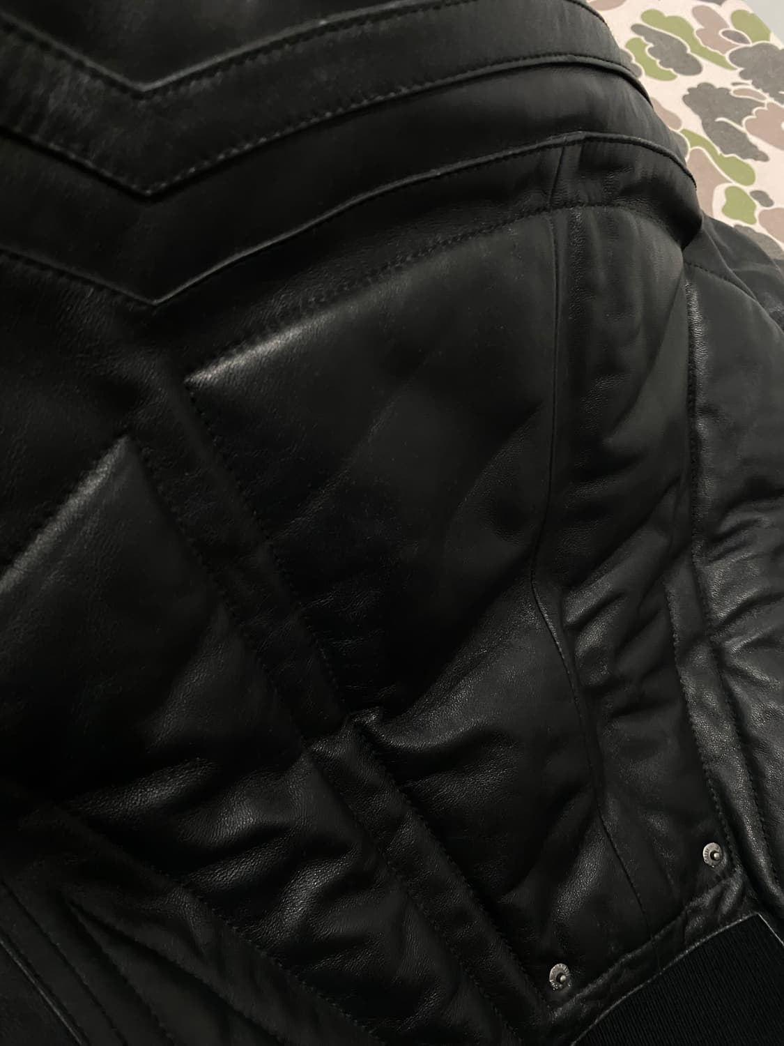 르꼬끄 푸조 양가죽 레이싱 라이더 자켓  상품이미지10