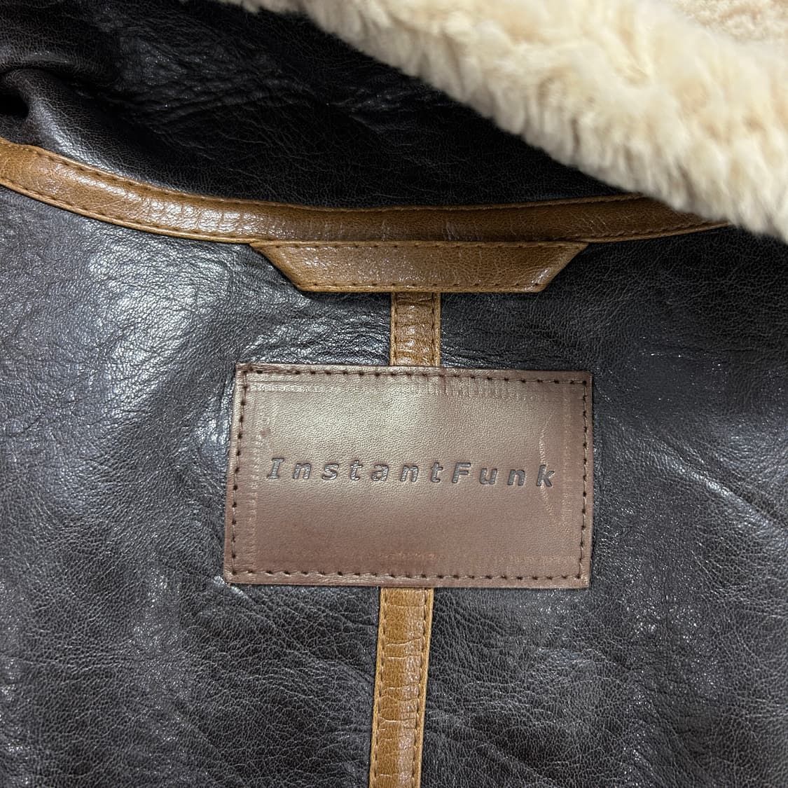 인스턴트펑크 우먼스 보머 무스탕 자켓(F) 상품이미지6