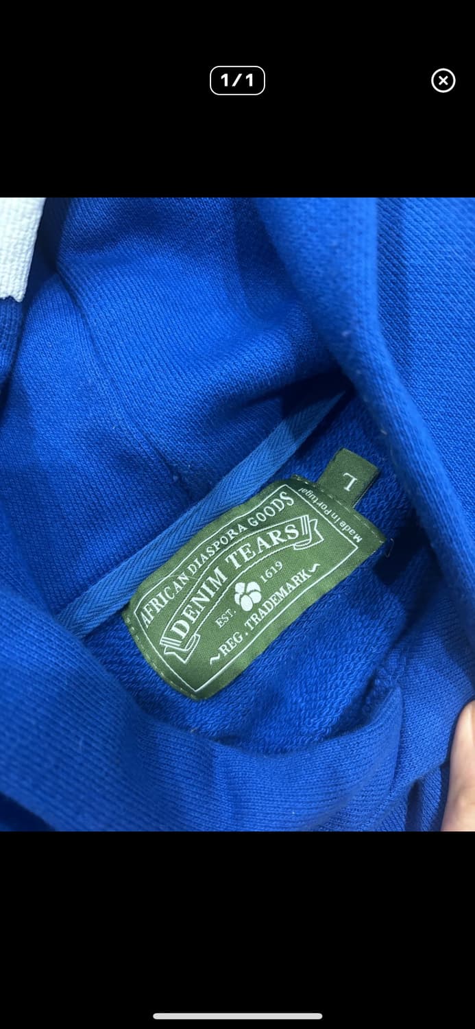 데님 티어스 후드 로얄 상품이미지4