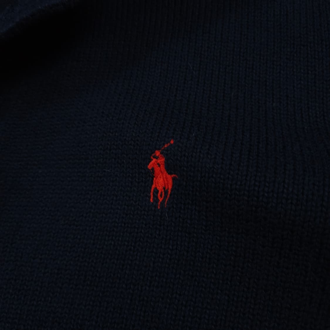 S(90) 폴로 랄프로렌 투버튼 폴라 니트 네이비 상품이미지4