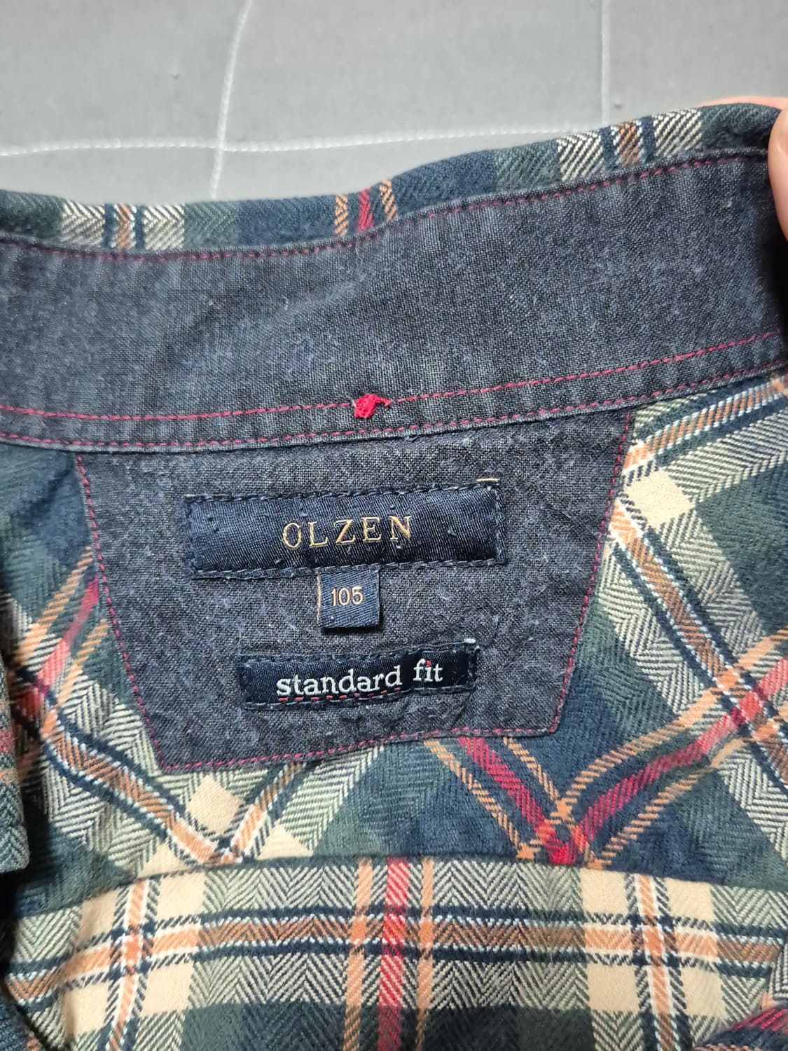 올젠 체크셔츠 상품이미지9