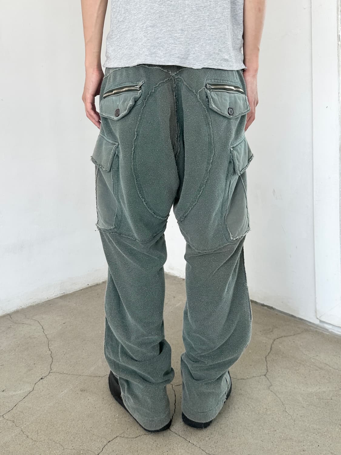 위즈 리미티드 bdu 스웻 카고 와이드 팬츠 상품이미지1