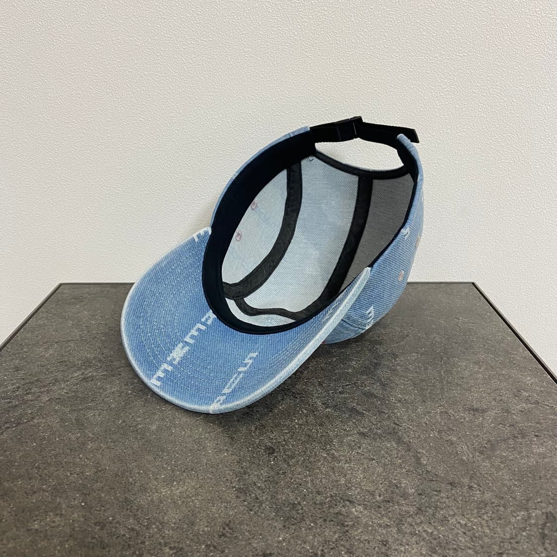 (OS) 슈프림 박스로고 캠프캡 모자 워시드 데님 상품이미지6