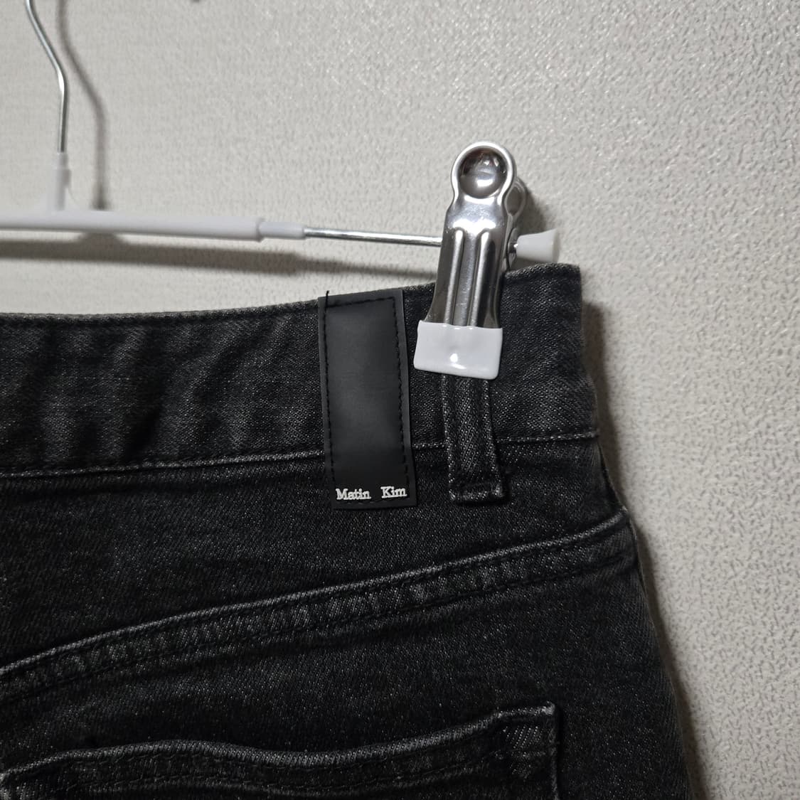 마뗑킴 블랙 데님팬츠/ 여성 팬츠/ 여성 바지  상품이미지6