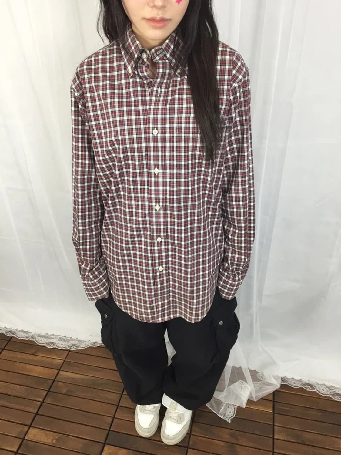 Lauren Ralph Lauren Red Plaid Shirt 상품이미지2