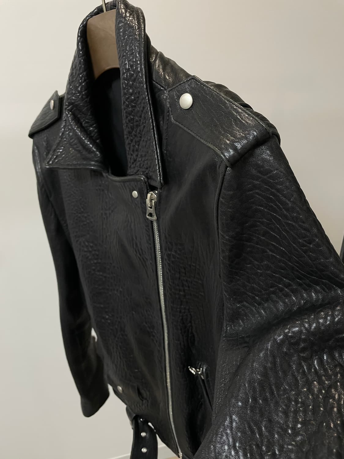 양가죽 라이더 레더 자켓 상품이미지3