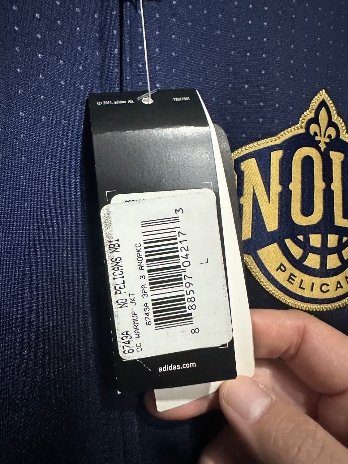 아디다스 NBA 펠리컨스 트랙탑져지L 상품이미지5