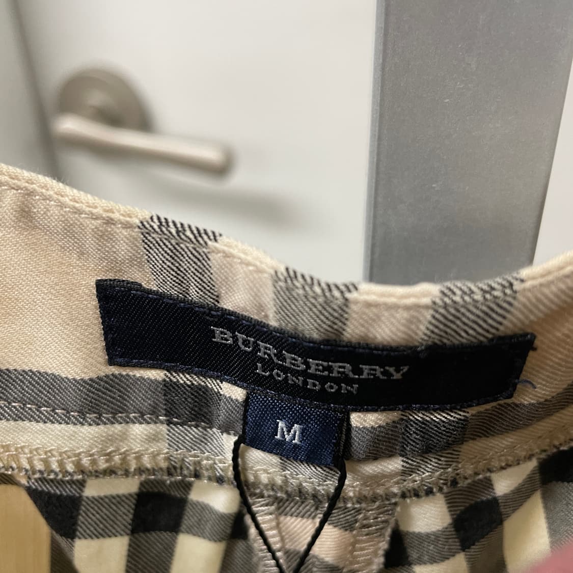 버버리 노바 체크 팬츠 베이지 M(W) 상품이미지5
