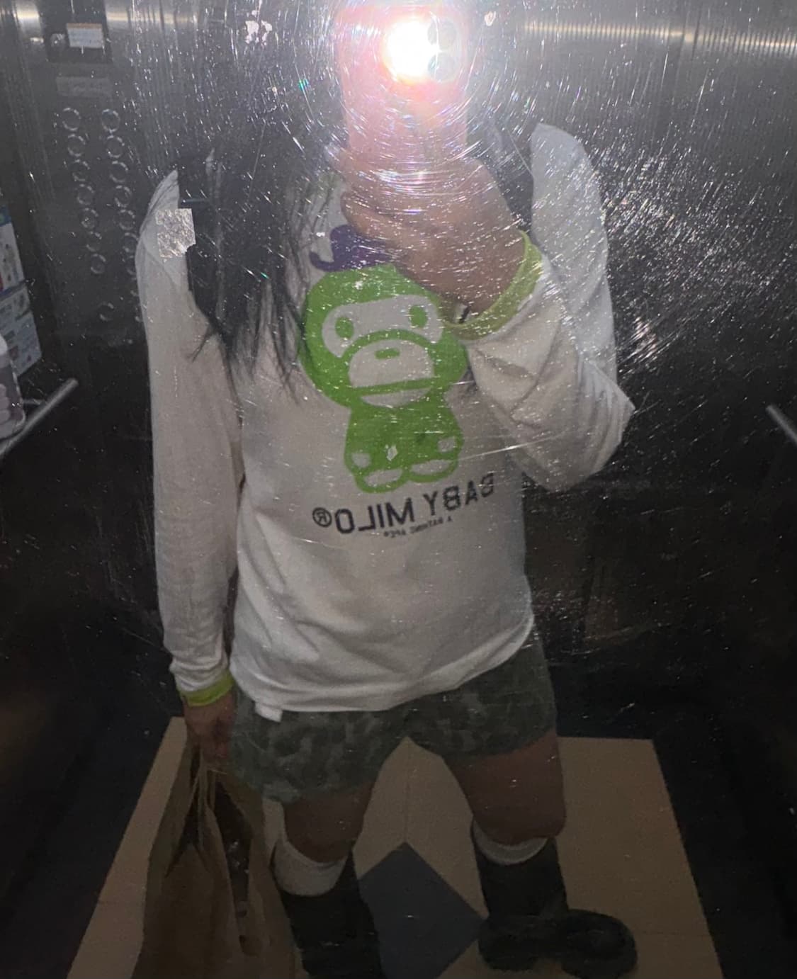 bape 베이비마일로 링거 롱슬리브 상품이미지2