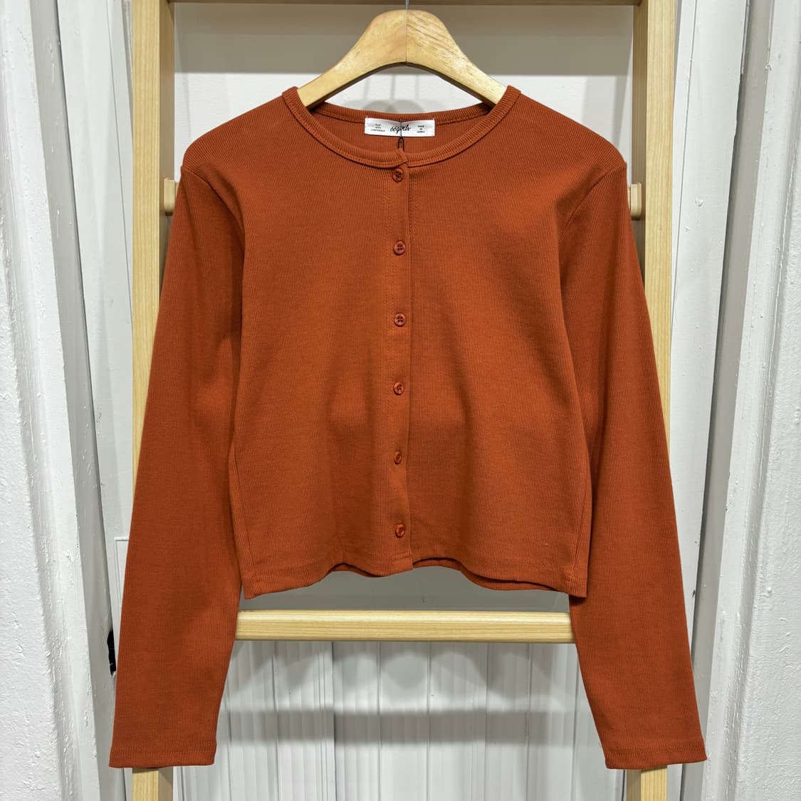 [새상품] 육육걸즈 코튼 니트 가디건 상품이미지4